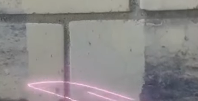 laser cleaning - fire damaged bricks